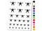 Squat Weightlifting Exercise Workout Gym Temporary Tattoo Water Resistant Fake Body Art Set Collection